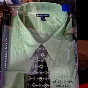 New Croft & Barrow Dress Shirt and Tie